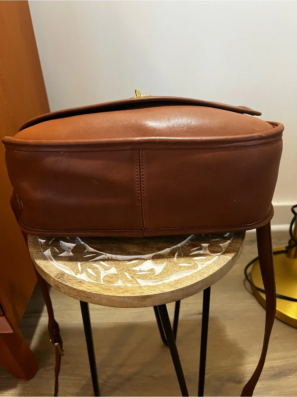 Vintage Coach City Bag Classic Brown Leather Crossbody Bag # 9790 - Picture 8 of 14